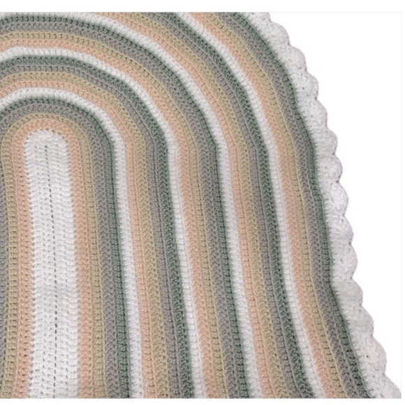 Handmade Rainbow Blanket - Picture 2 of 4